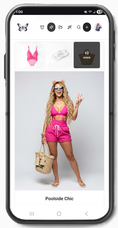 Virtual try-on feature